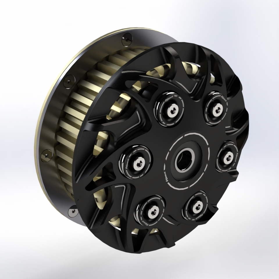 Embrayage anti dribble sans cloche