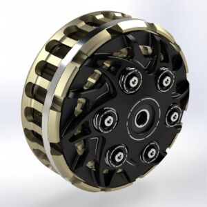 Embrayage anti dribble avec cloche