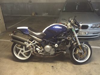 DUCATI S4R bleu